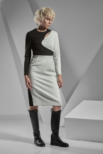 Платье VASSA&Co, пол женский, цвет черный