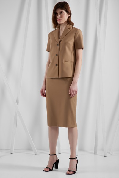 Skirt VASSA&Co, пол female, цвет brown