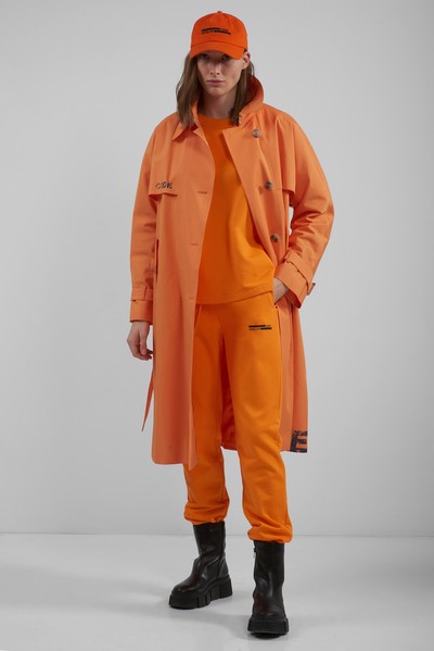 Pants VASSA CODE, пол female, цвет orange