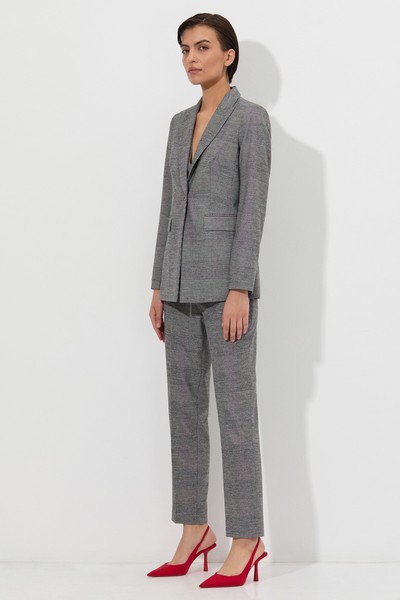 Брюки VASSA&Co, пол женский, цвет серый