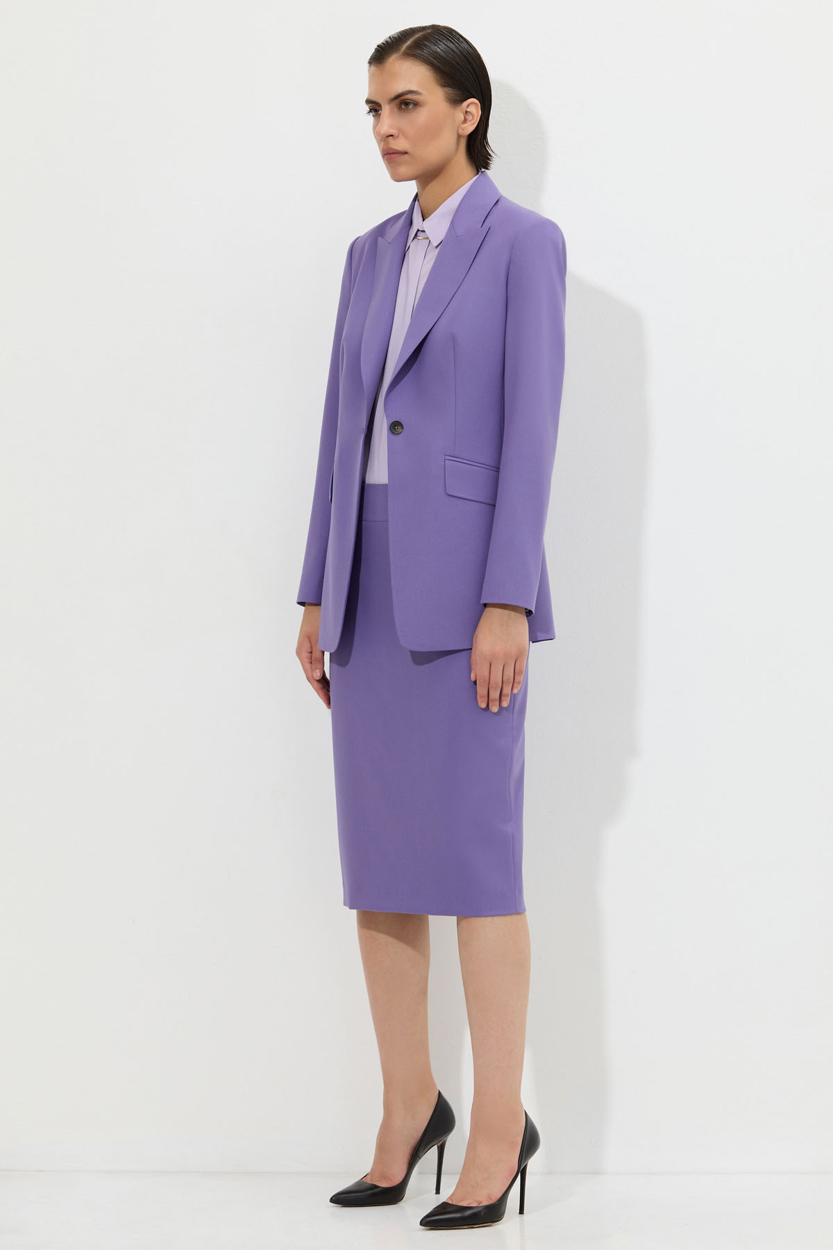 Skirt VASSA&Co, пол female, цвет violet