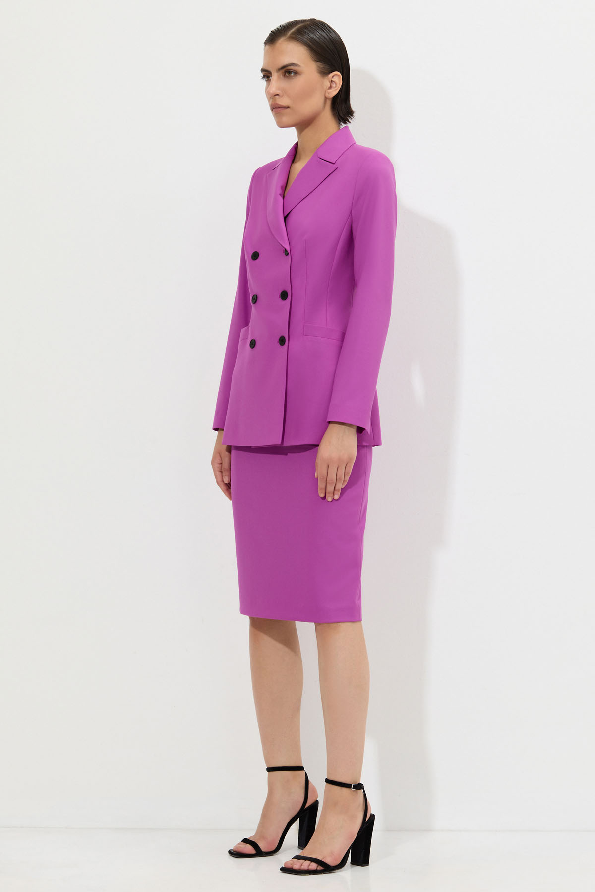 Skirt VASSA&Co, пол female, цвет violet