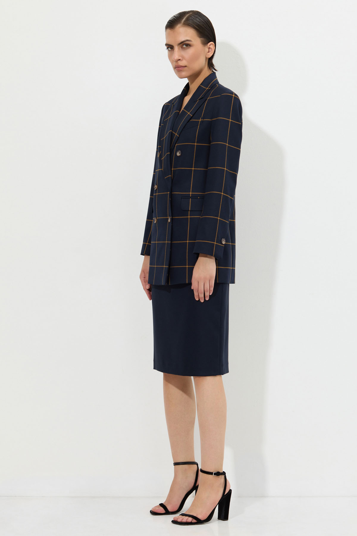 Юбка VASSA&Co, пол женский, цвет синий