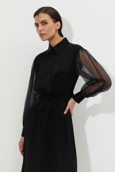 Dress VASSA&Co, пол female, цвет black