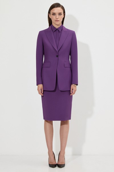 Юбка-карандаш VASSA&Co, пол женский, цвет фиолетовый