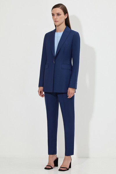 Брюки VASSA&Co, пол женский, цвет синий