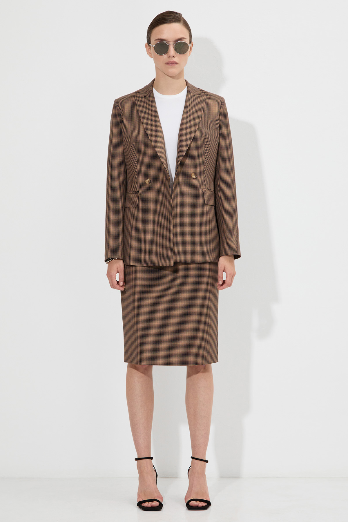 Skirt VASSA&Co, пол female, цвет brown