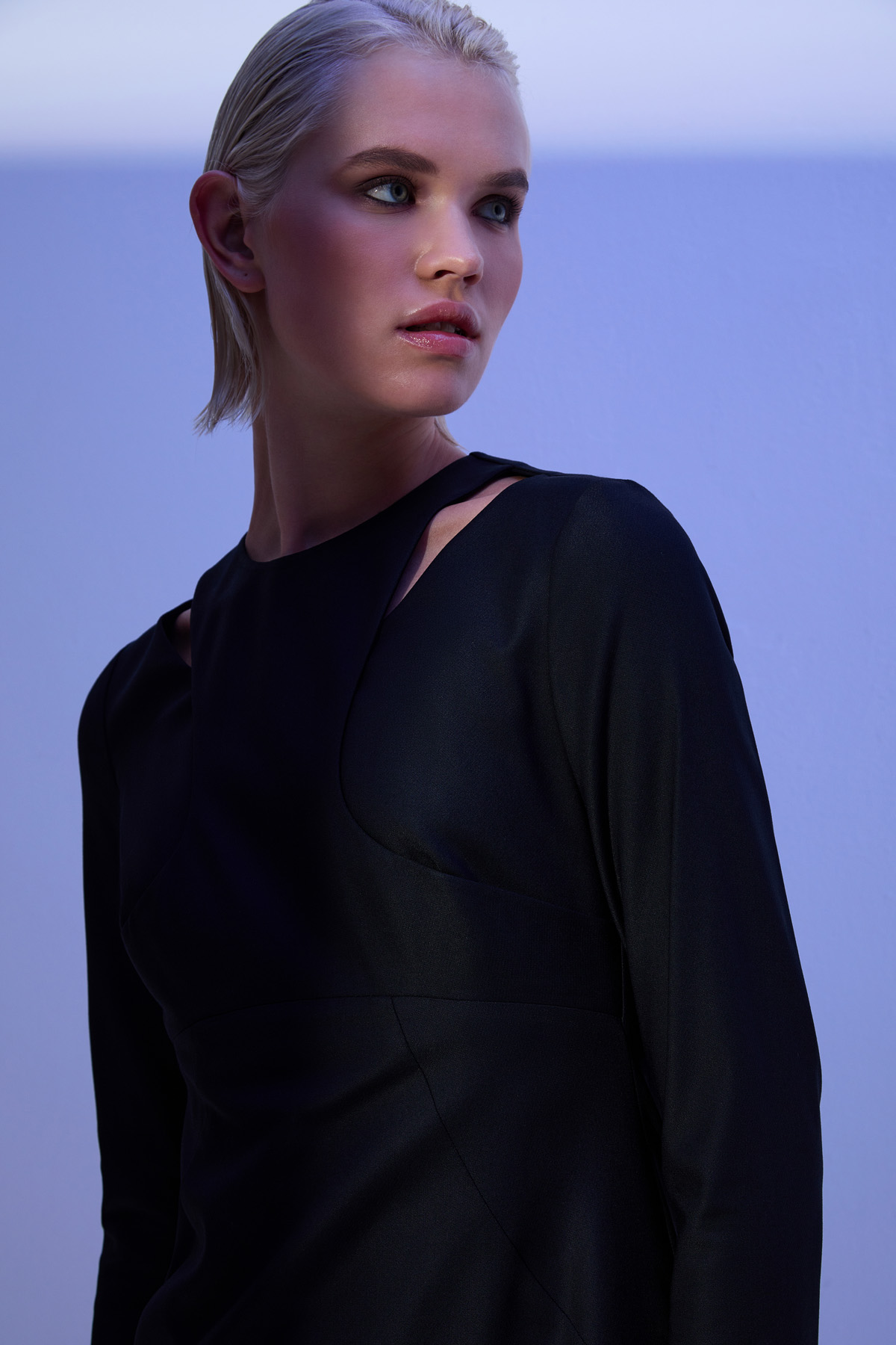 Платье VASSA&Co, пол женский, цвет черный