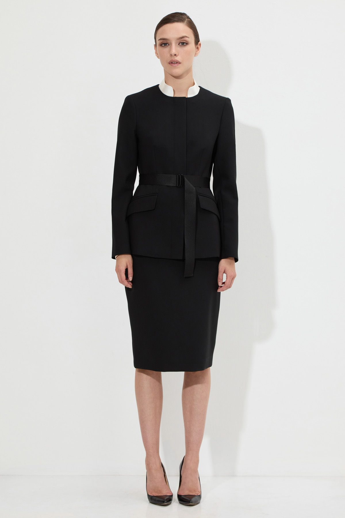 Skirt VASSA&Co, пол female, цвет black