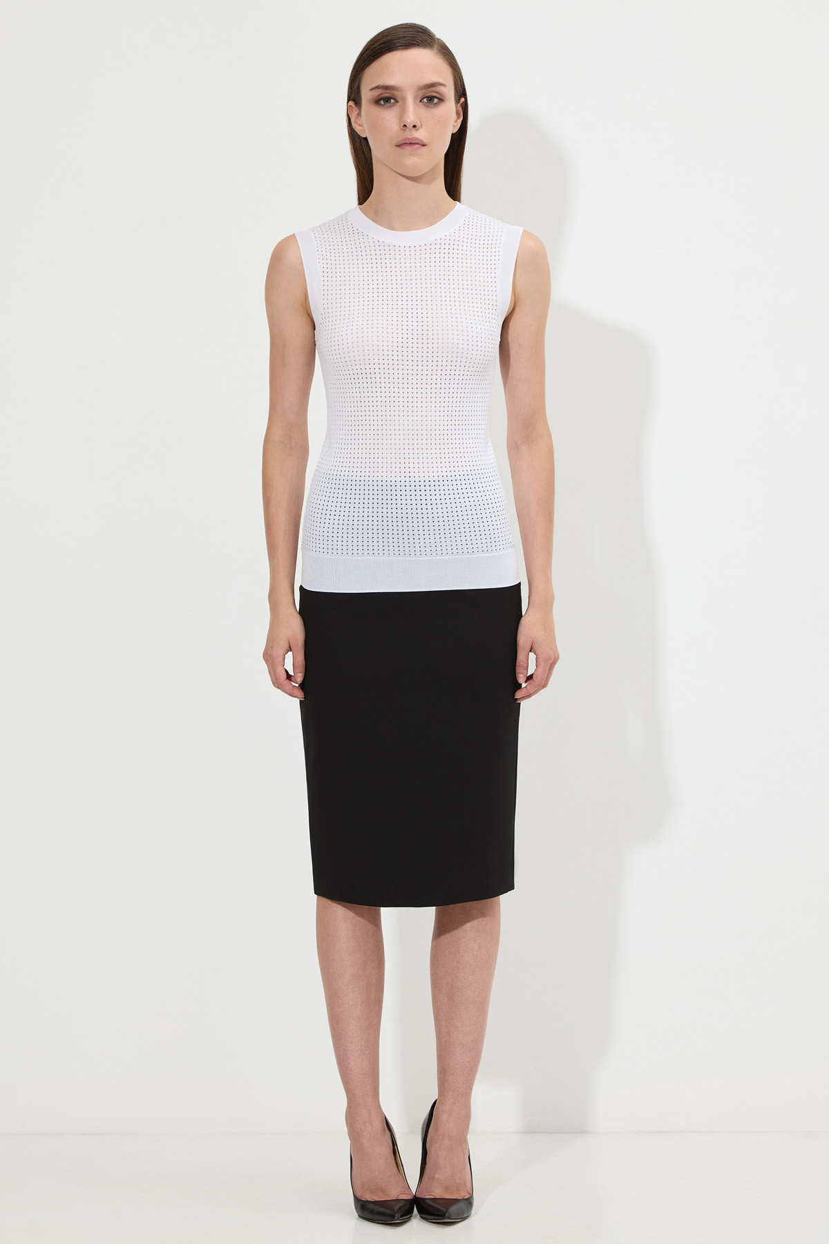 Джемпер VASSA&Co, пол женский, цвет белый