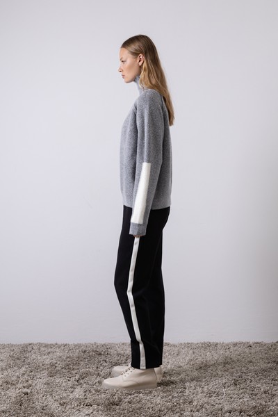 Trousers , пол female, цвет black