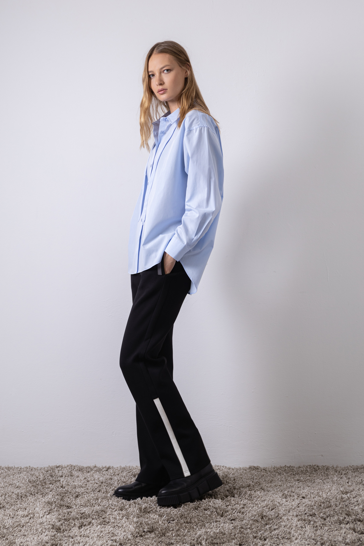 Pants , пол female, цвет black