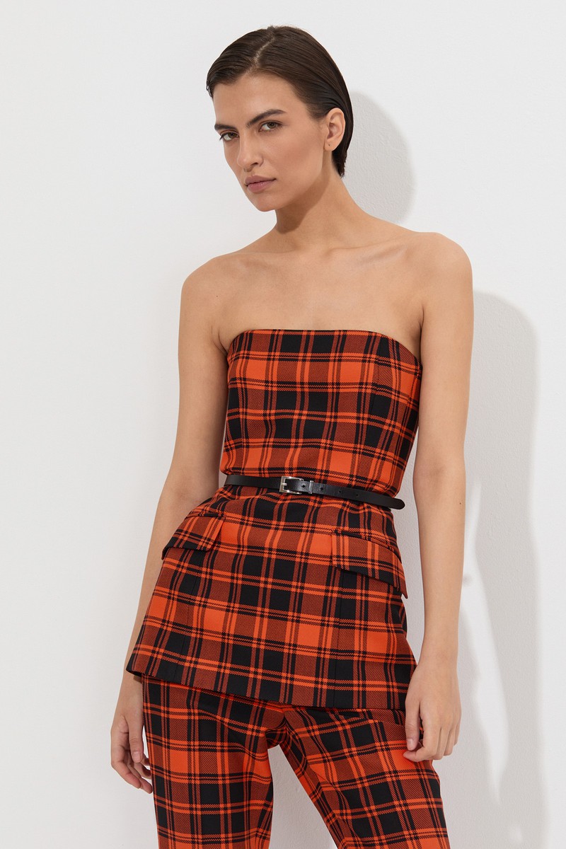 Жилет - корсет VASSA&Co, пол женский, цвет оранжевый