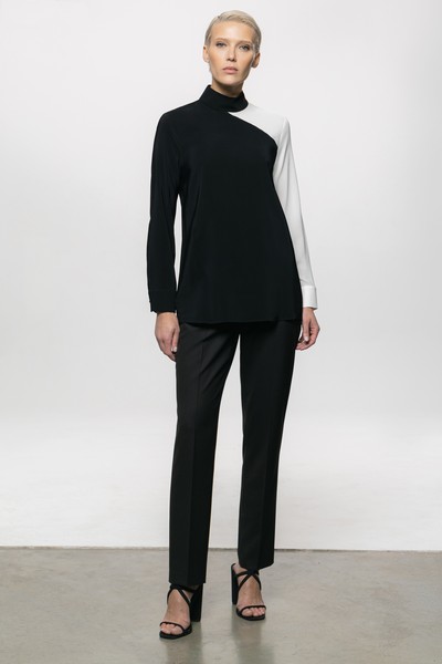 Блузка VASSA&Co, пол женский, цвет черный