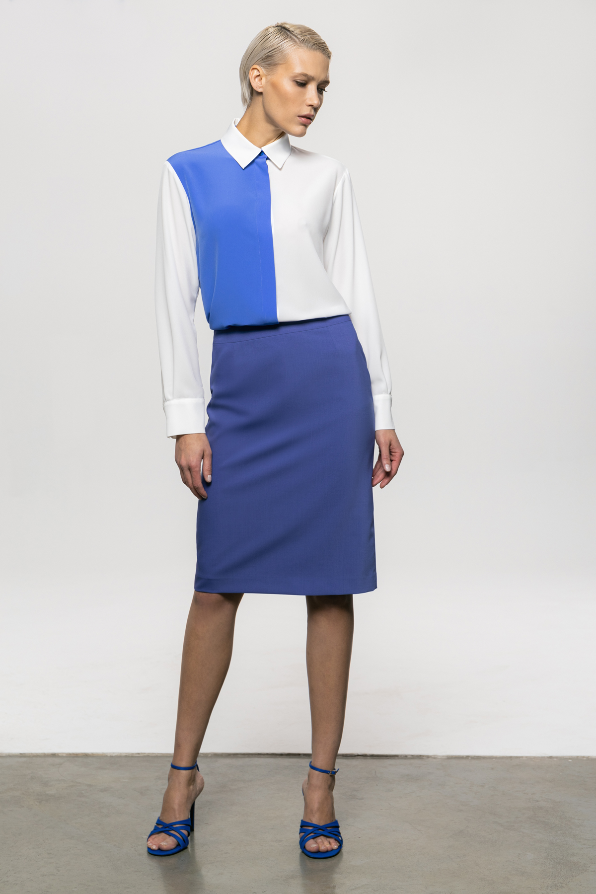 Юбка VASSA&Co, пол female, цвет violet