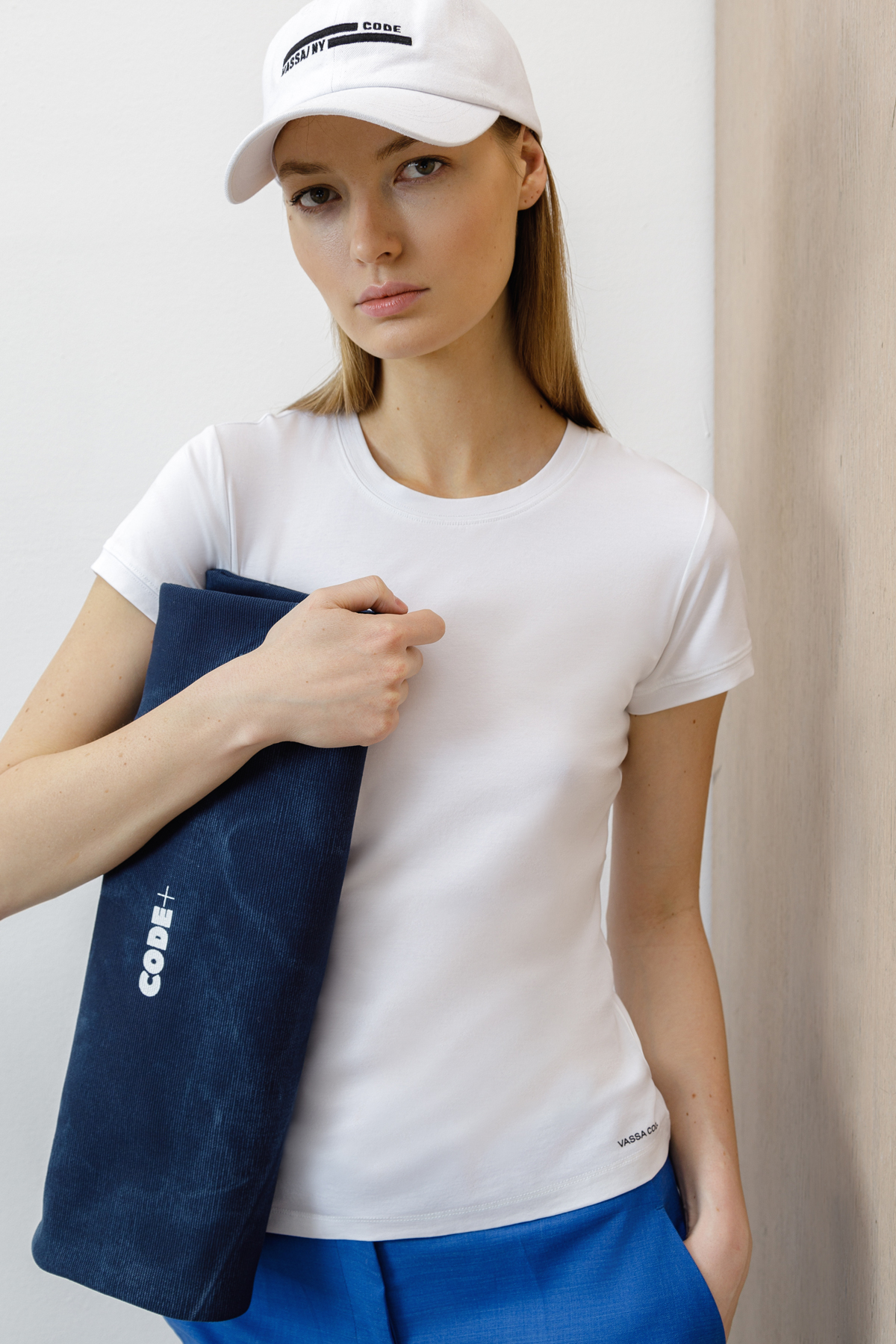 Сумка из канваса VASSA CODE, пол женский, цвет синий