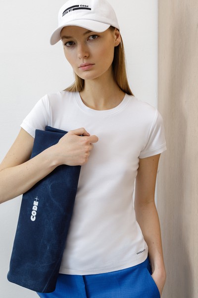 Сумка из канваса VASSA CODE, пол женский, цвет синий