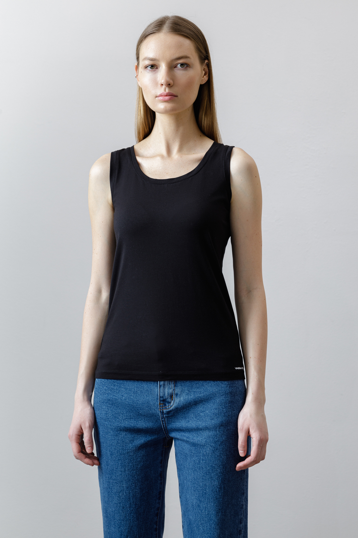 Топ VASSA CODE, пол женский, цвет черный