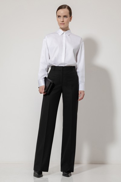 Trousers VASSA&Co, пол female, цвет black