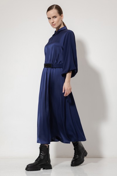 Платье VASSA&Co, пол женский, цвет синий