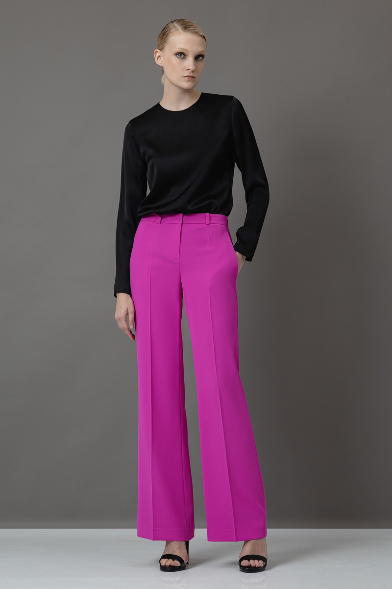 Брюки VASSA&Co, пол женский, цвет розовый