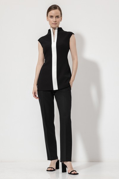 Жилет VASSA&Co, пол женский, цвет черный