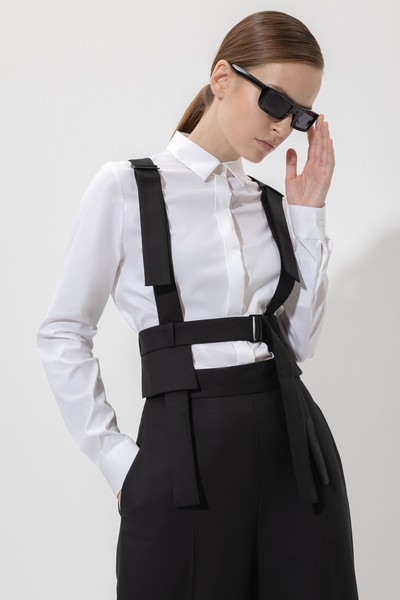 Дизайнерский жилет VASSA&Co, пол женский, цвет черный