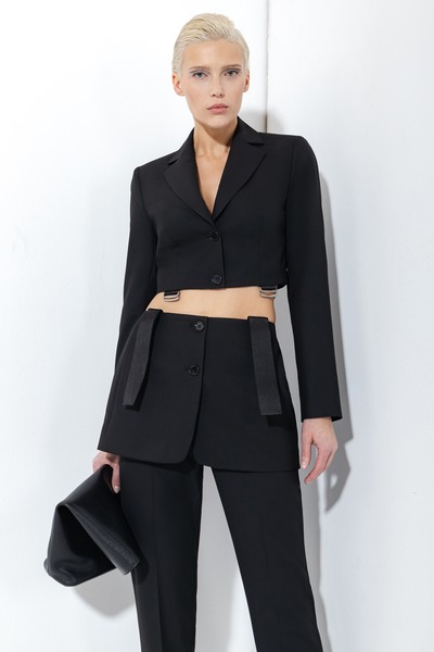 Жакет-трансформер VASSA&Co, пол женский, цвет черный