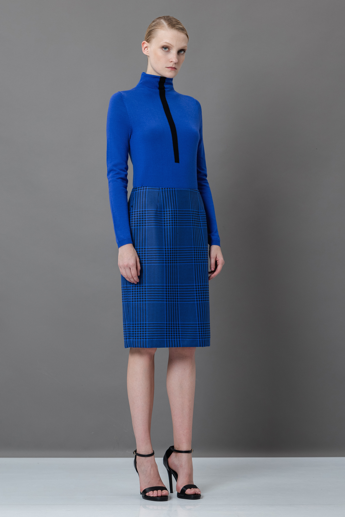 Юбка VASSA&Co, пол женский, цвет синий