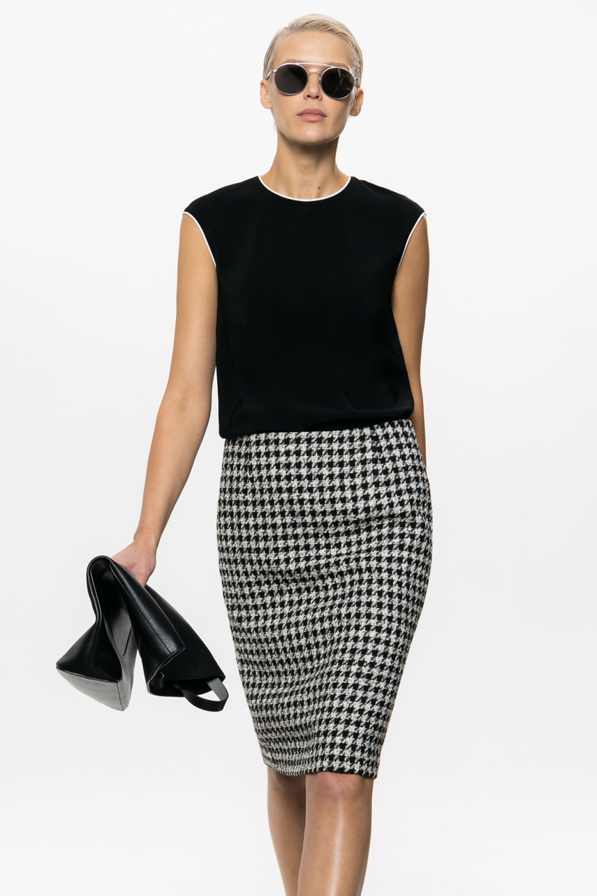 Юбка VASSA&Co, пол женский, цвет черный