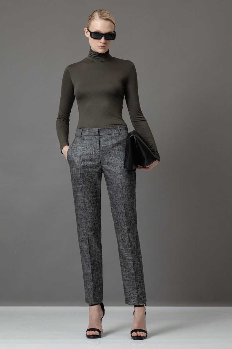 Брюки VASSA&Co, пол женский, цвет серый