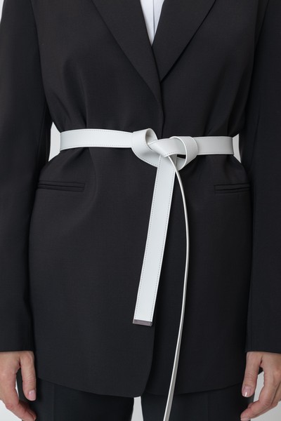 Belt VASSA&Co, пол female, цвет white