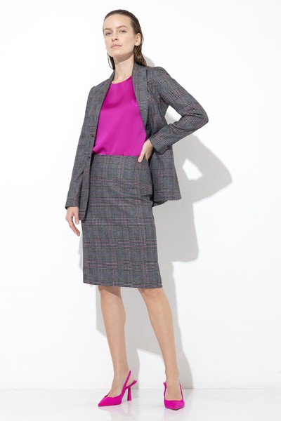 Юбка VASSA&Co, пол женский, цвет серый