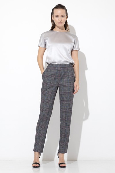 Брюки VASSA&Co, пол женский, цвет серый