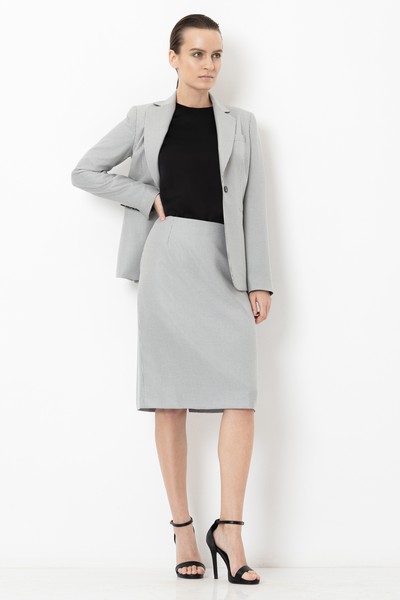 Skirt VASSA&Co, пол female, цвет серый
