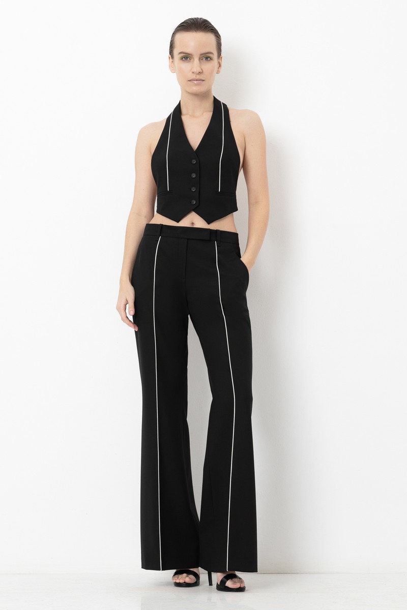 Trousers VASSA&Co, пол female, цвет black