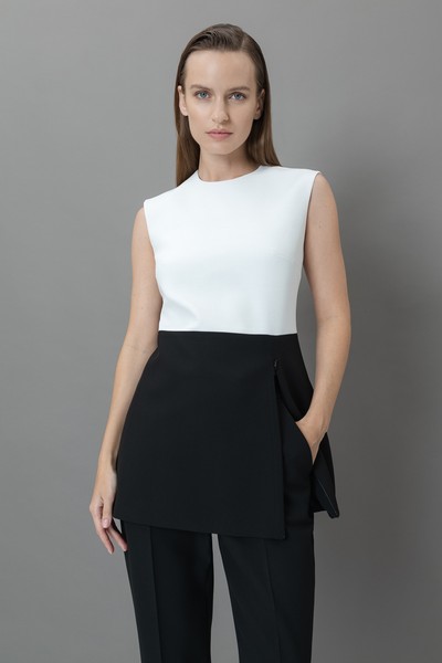 Жилет VASSA&Co, пол женский, цвет белый