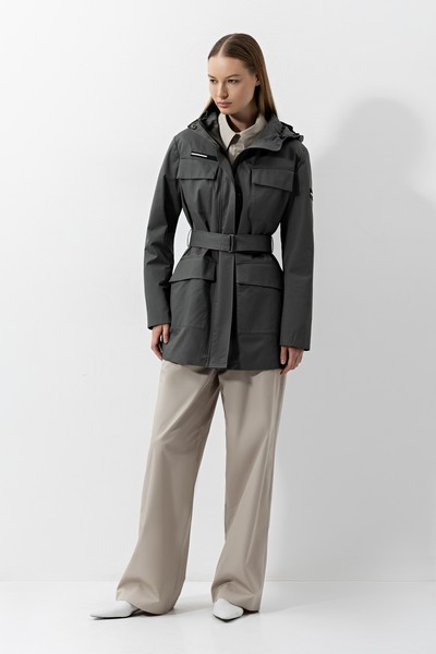 Jacket VASSA CODE, пол female, цвет серый