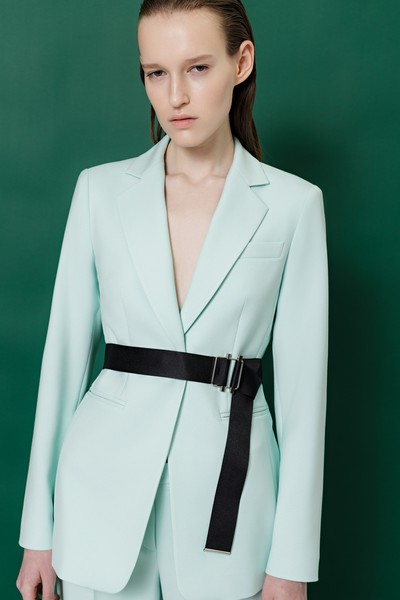 Пояс-стропа VASSA&Co, пол женский, цвет черный