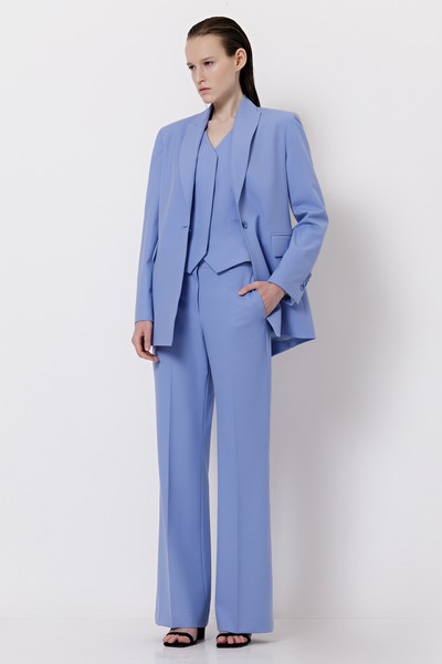 Жакет с разрезом на спине VASSA&Co, пол женский, цвет фиолетовый