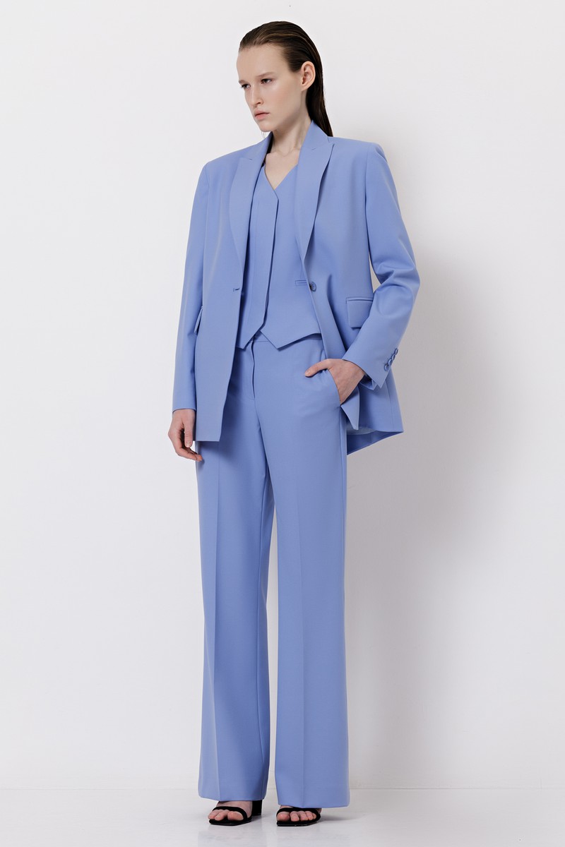 Жакет с разрезом на спине VASSA&Co, пол женский, цвет фиолетовый