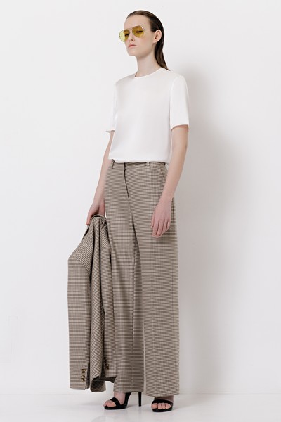 Trousers VASSA&Co, пол female, цвет brown
