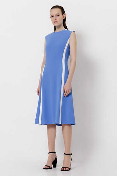 Dress VASSA&Co, пол female, цвет голубой