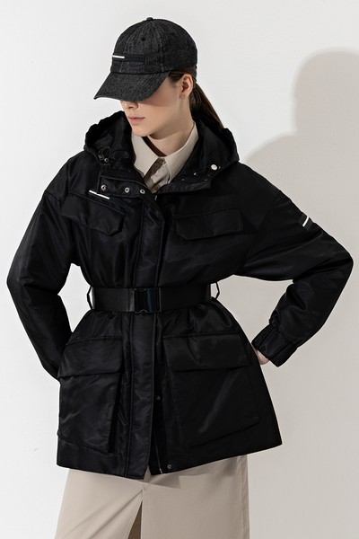 Кепка из хлопка VASSA CODE, пол female, цвет black