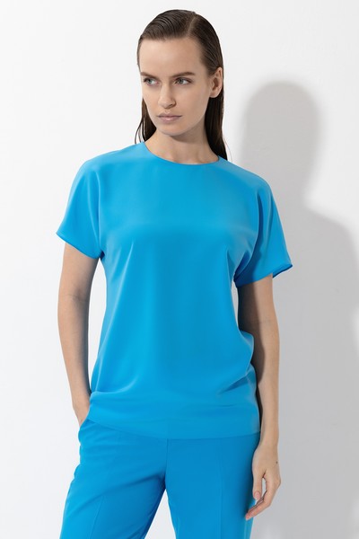 Blouse VASSA&Co, пол female, цвет голубой