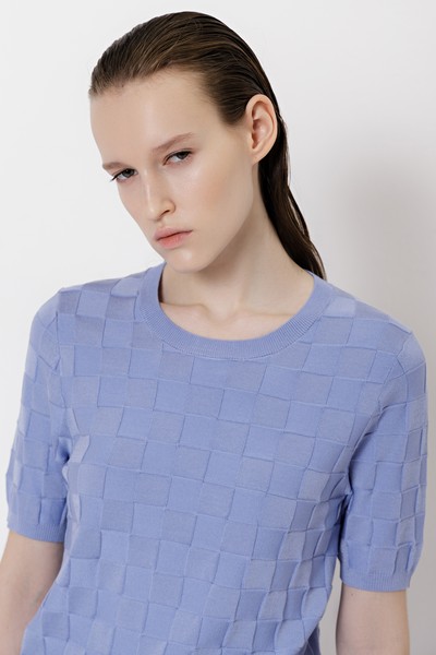 Джемпер , пол женский, цвет фиолетовый