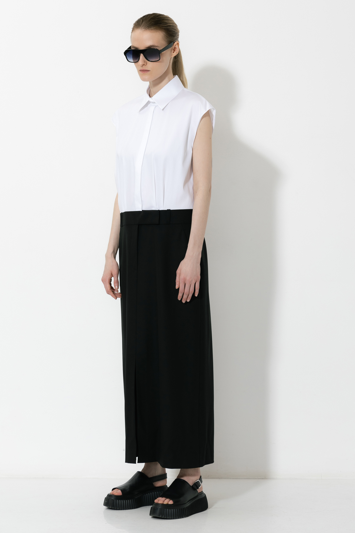 Платье VASSA&Co, пол женский, цвет черный