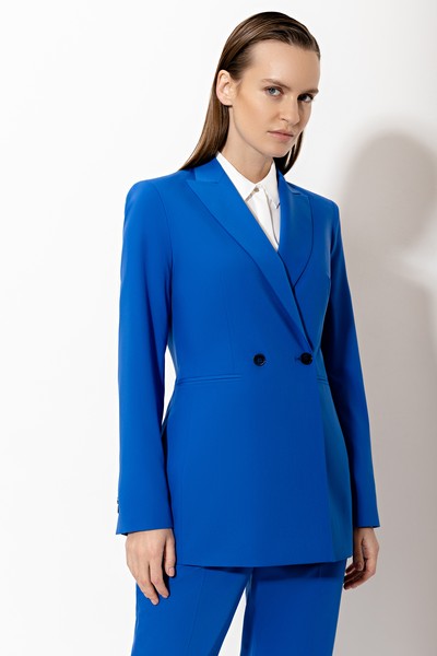 Жакет VASSA&Co, пол женский, цвет синий