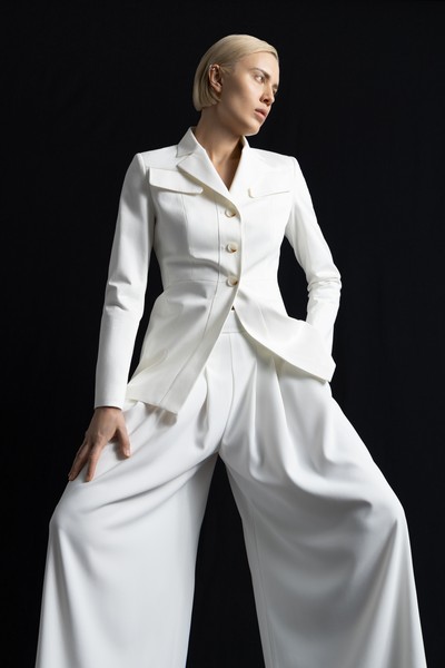 Jacket VASSA&Co, пол female, цвет white