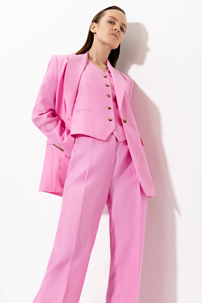 Jacket VASSA&Co, пол female, цвет pink